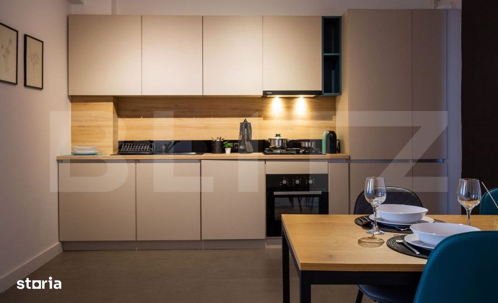 Apartament de inchiriat , complet mobilat si utilat , zona Piata de ve