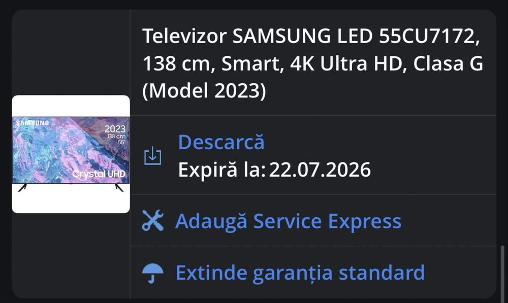 Tv Samsung Led 138 ultra hd  4k