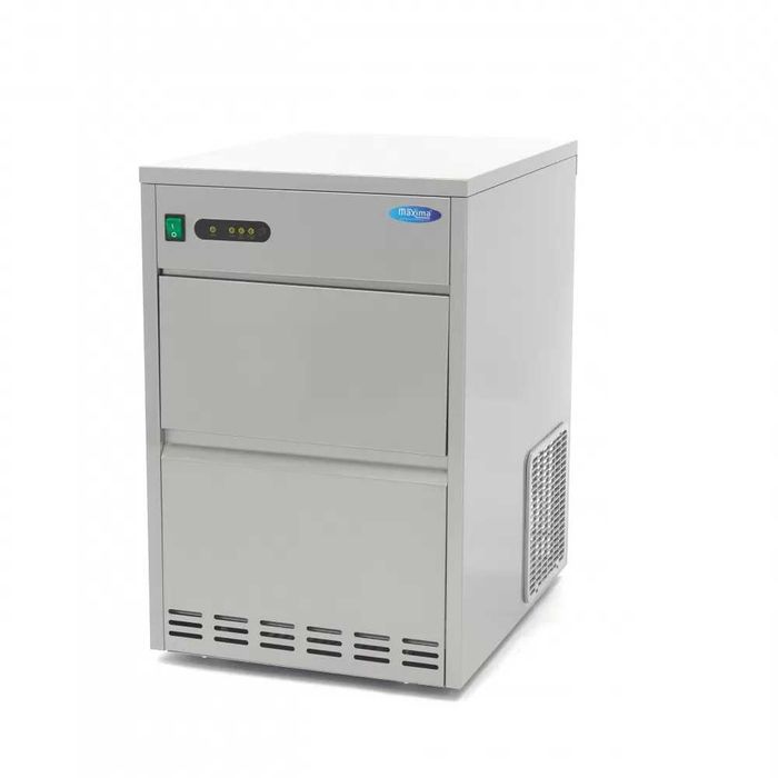 Ледогенератор за 45кг лед за 24 часа-водно охлаждане-съхранение до 7кг