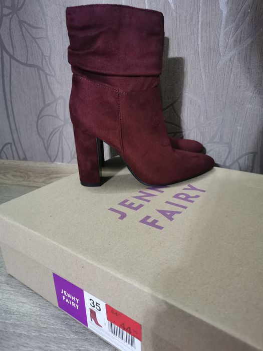 Елегантни боти Jenny Fairy бордо