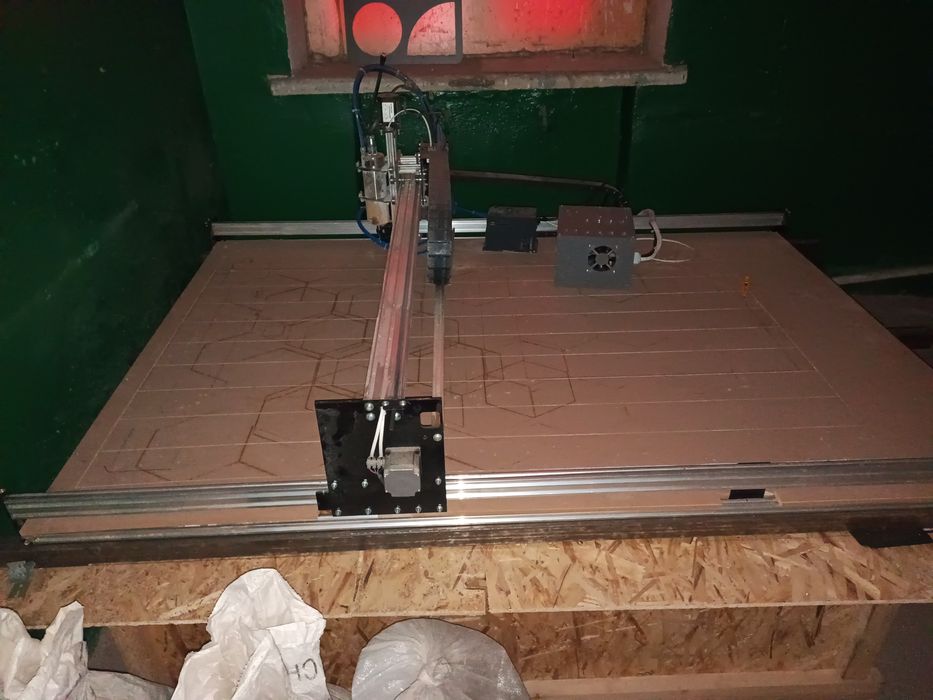 Лазерный станок + фрезер 2в1