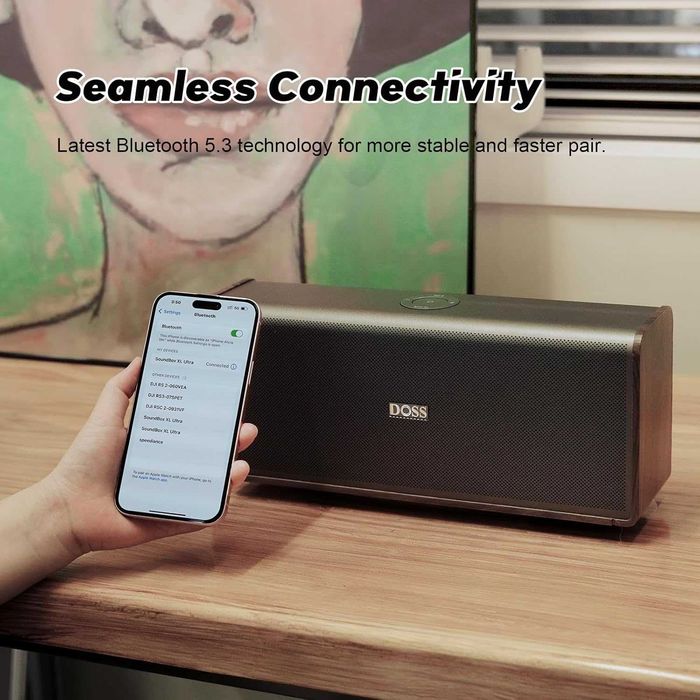 Нова 100 вата мощна Bluetooth колона DOSS Extreme Boom Pro, с TWS функция