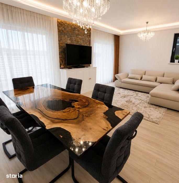 Vila moderna P+1 de inchiriat Mamaia Sat totul nou