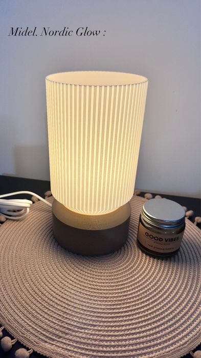 Nordic Glow – модерна нощна лампа