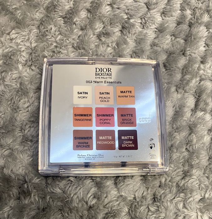 Dior Backstage Eye Palette 003 Warm Essentials тени