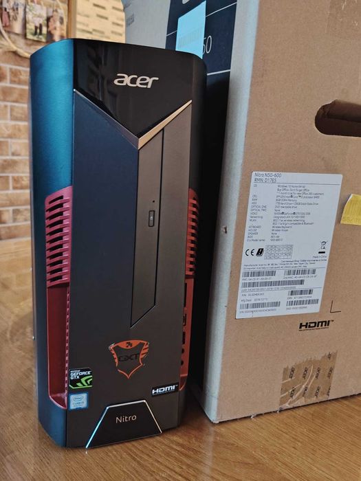 Pc Gaming Acer, i5-9400F,wifi, 16gb ram, + 2 ventilatoare de la noctua