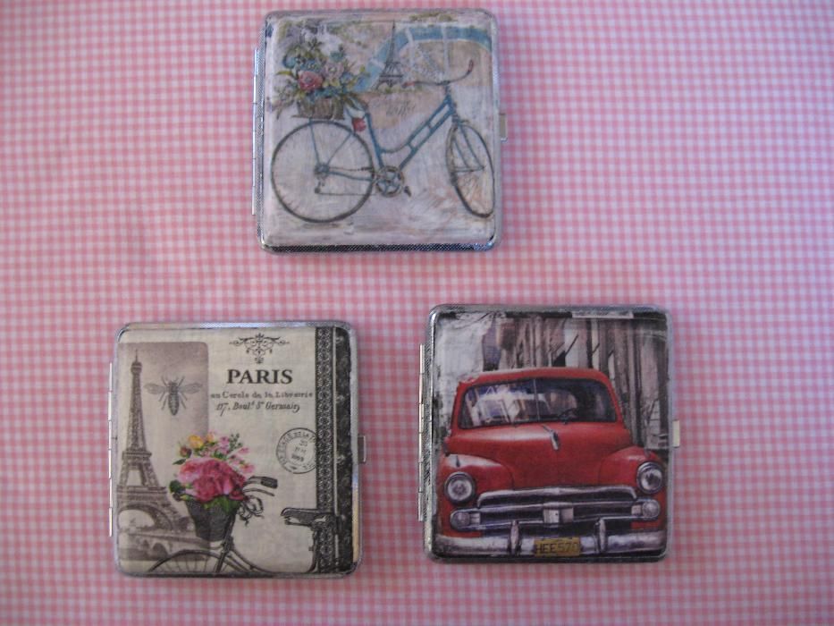 Табакери размери 9/9 и 11/9 см и кутия за чай