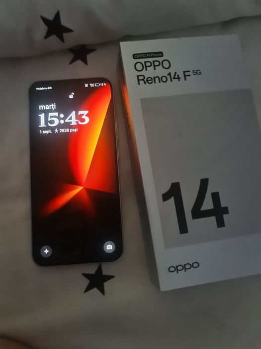 OPPO Reno14 F 5G – aproape nou, cutie