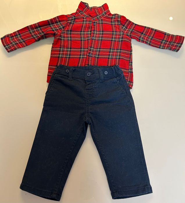 Коледно костюмче, 80 см, H&M
