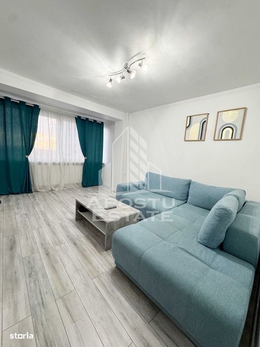 Apartament cu 2 camere de închiriat- centrala proprie, Județean