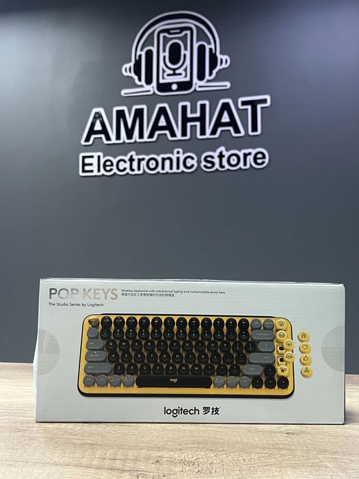 Клавиатура Logitech POP Keys желтый