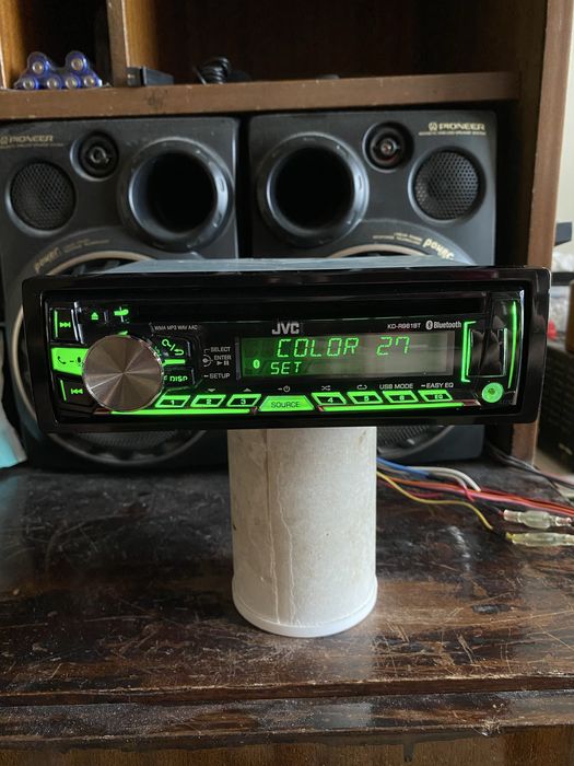 JVC KD-R961BT- НАЙ ВИСОК КЛАС 4.8V!! -USB Bluetooth CD mp3 плеър за кола авто радио сд