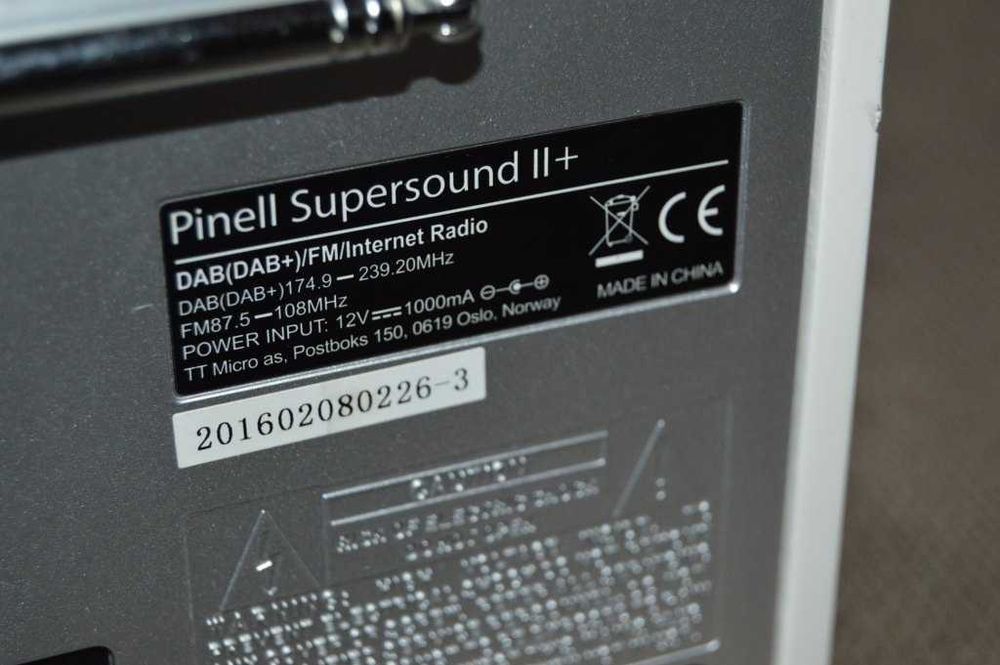 Radio Internet / DAB+ / FM Pinell Supersound II+ cu Wi-Fi, Spotify - DEFECT