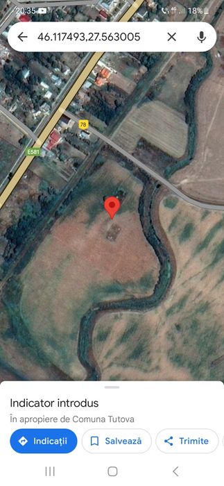 Vând teren extravilan 2.9 ha sau schimb cu apartament în Bârlad