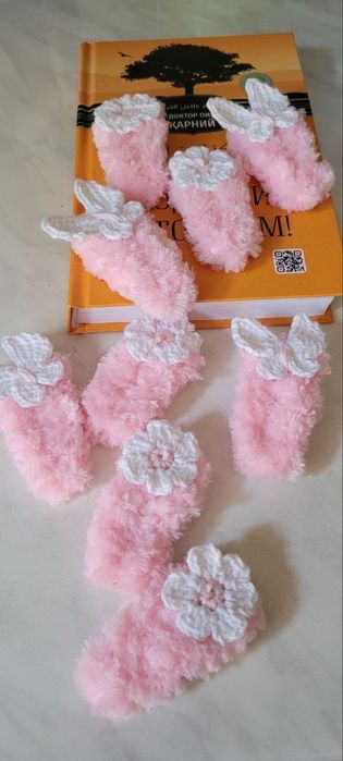 Вязаная заколки, резинки и ободки ручная работа производства Турции