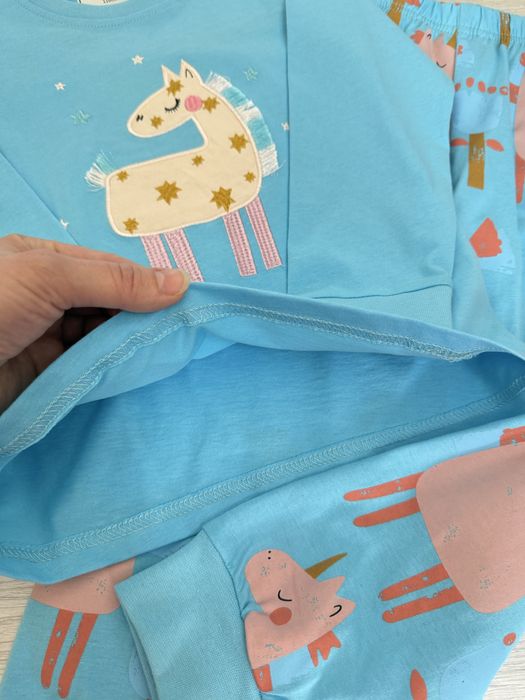 Пижама для девочек из хлопка, отличное качество