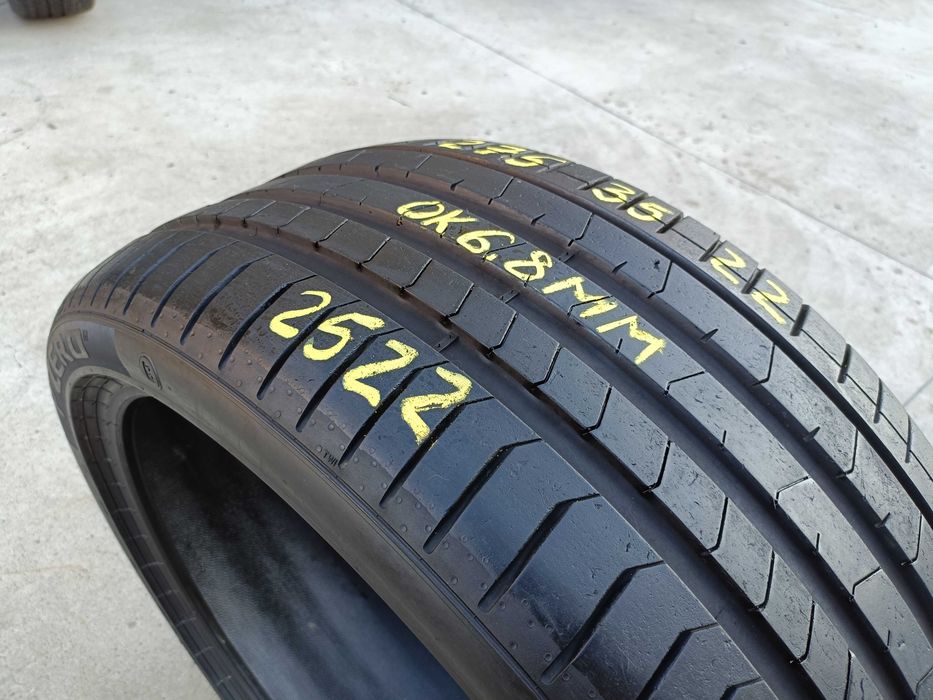 O anvelopa de vara 275 35 22 pirelli p zero pz4 profil de 6,8 mm dot 2522