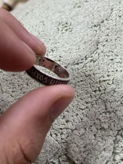Кольцо серебряноп