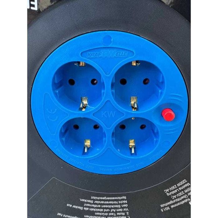 Удължител на макара с Кабел KRAFTWELLE 50 М