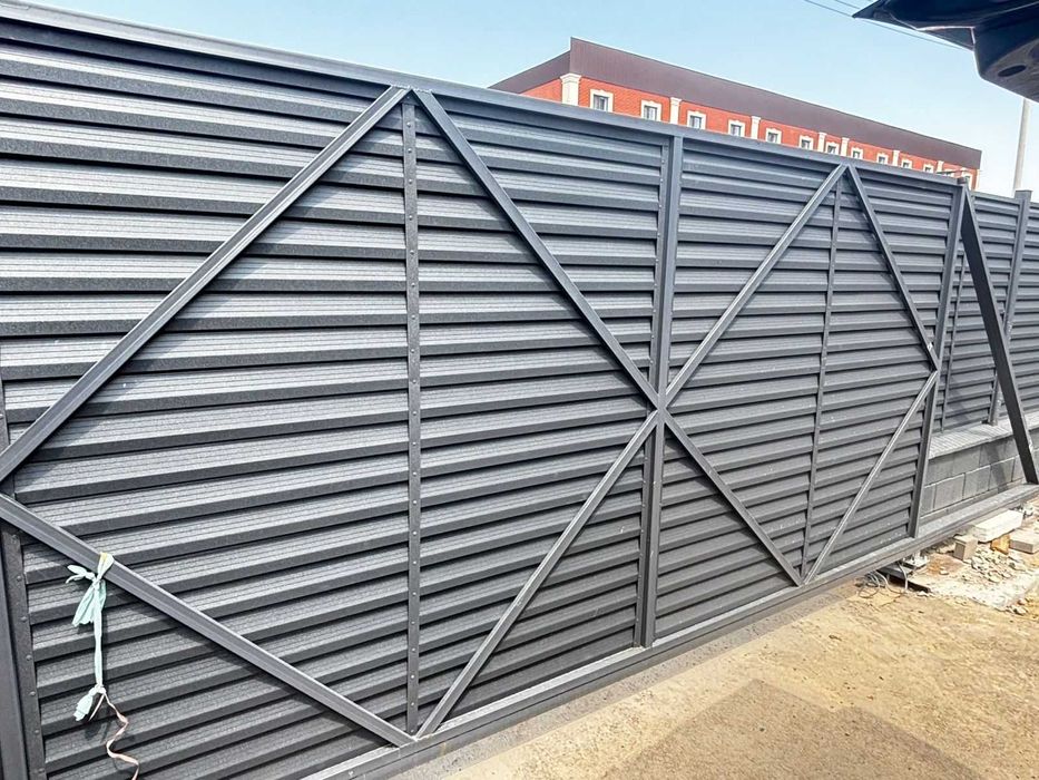 Изготовление ворот и калитки жалюзи