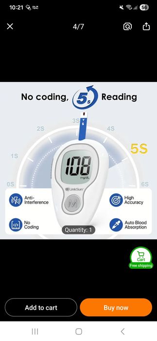 Aparat de testat diabetul