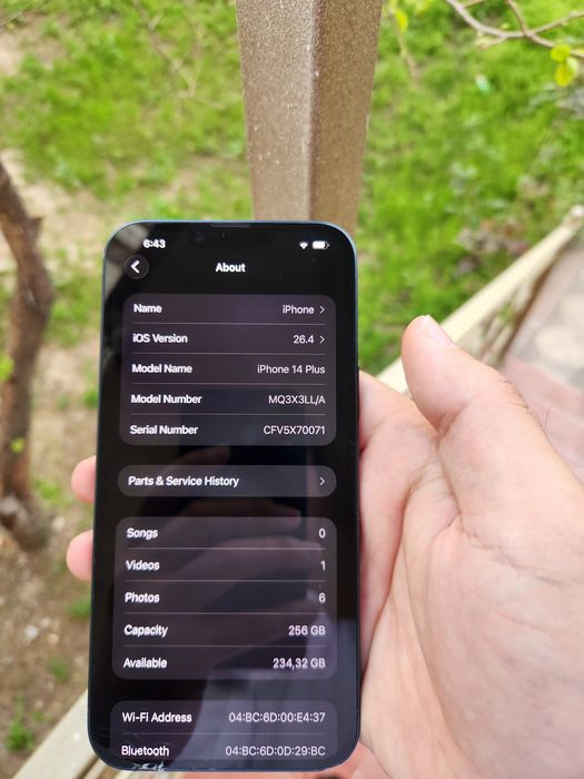 Iphone 14 plus 246gb