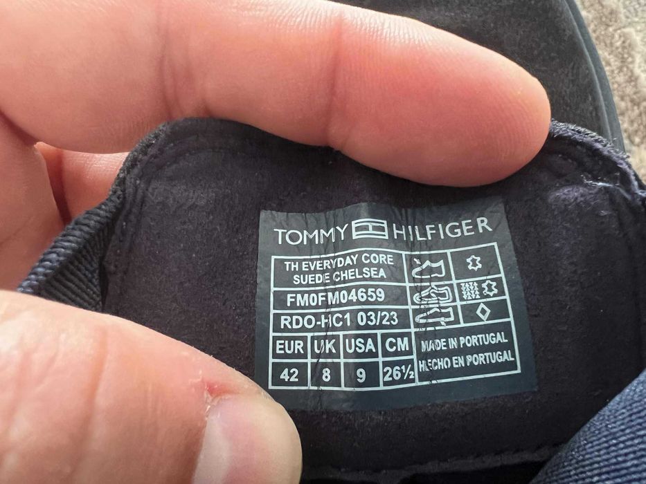 Botine piele Tommy Hilfiger unisex