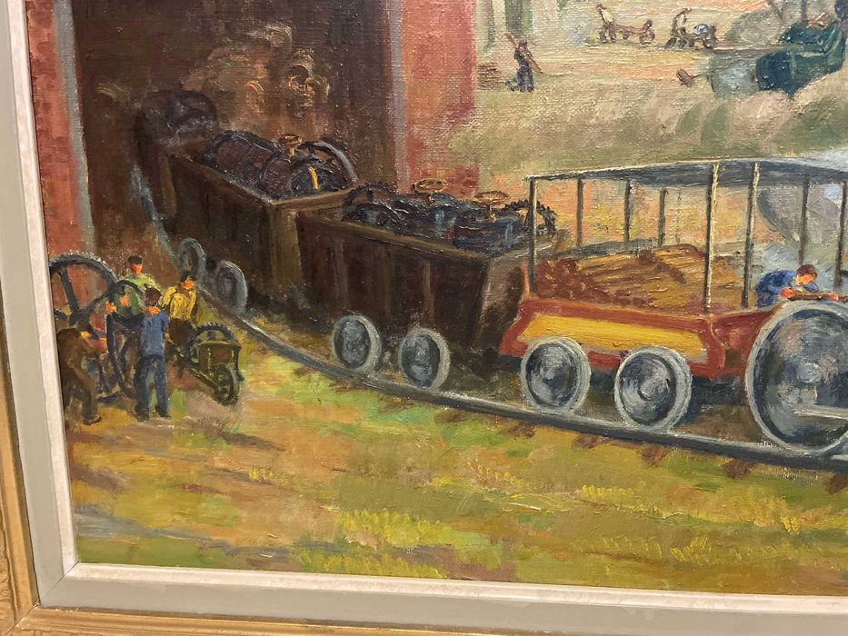 Tablou, semnat L.Calders, ulei pe panza