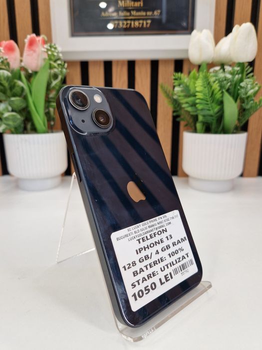 Iphone 13 128GB / 4GB RAM 100% Baterie Garantie! #55792