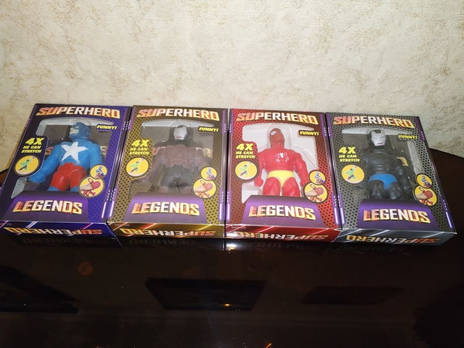 Необычные супергерои игрушки для купания меняют цвет под водой. Новые