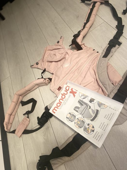 Marsupiu ergonomic  Manduca Butterfly Rose