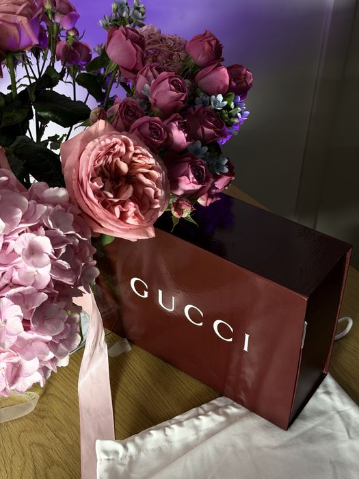Черна дамска чанта Gucci