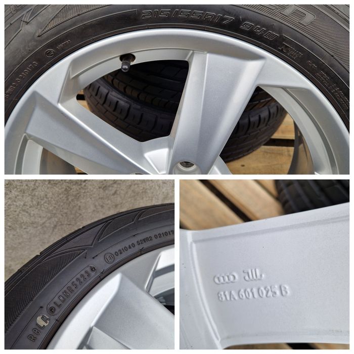 Roti/Jante Audi Q2 (GA) anvelope vara aprx Noi 215 55 17