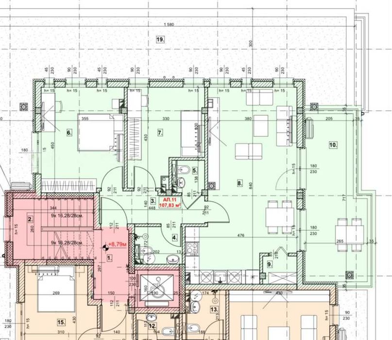 Продава се Тристаен апартамент в София, Орландовци - 108 кв.м за 1649 €/кв.м - Снимка #1