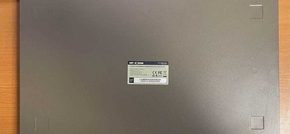 Switch Gigabit PoE / IP-COM S3300-18-PWR-M