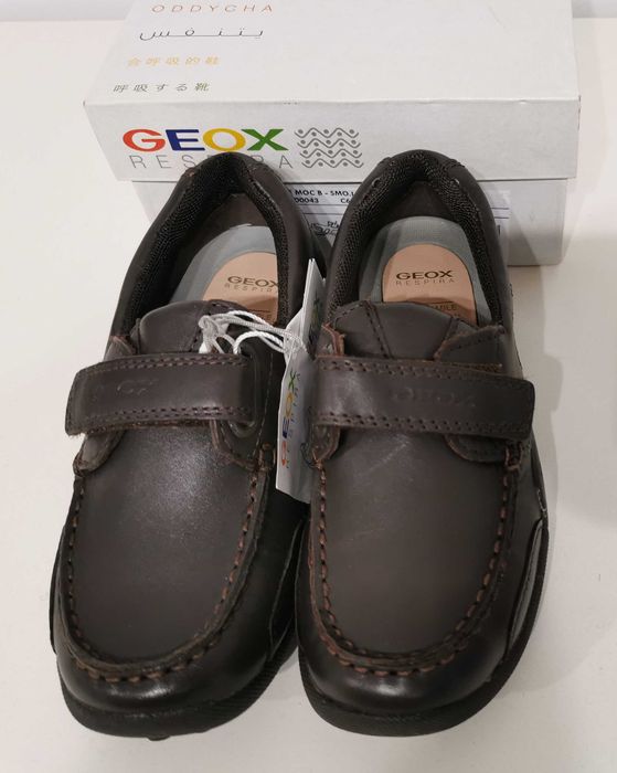 Pantofi piele Geox Respira, cu eticheta, masura 28