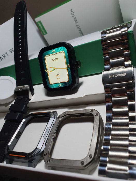 SmartWatch BlitzWolf W-GTC3 1.99 inch HD Apel bluetooth Comenzi Vocale