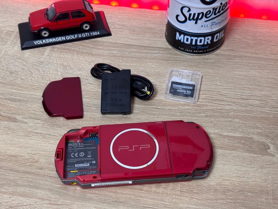 Consola Sony Psp 3003 Red Edition