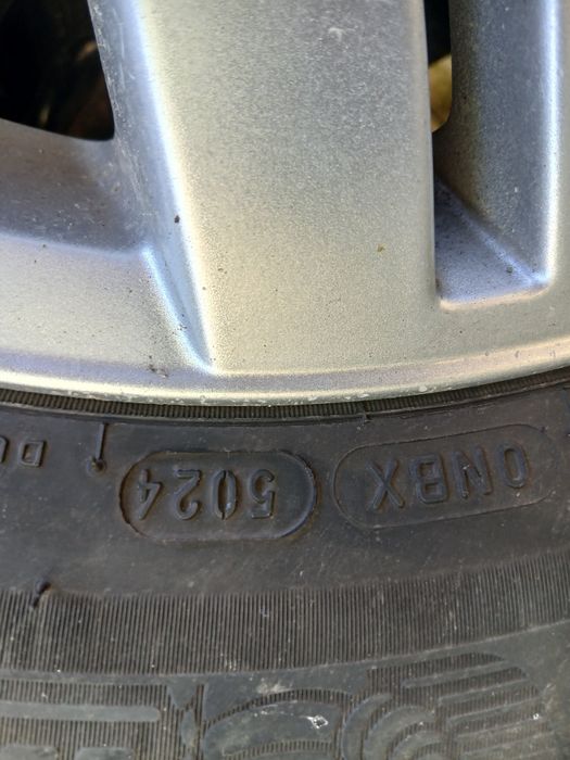 Set 4 jante aliaj VW + anvelope Michelin Primacy 4 de vara  195/65 R15