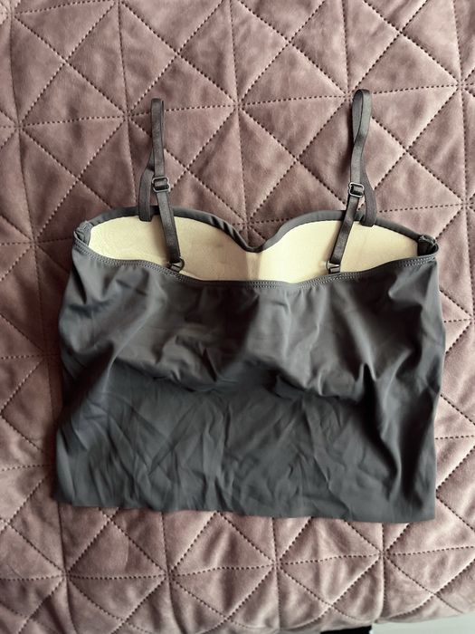 Елегатно бюстие, сив цвят, универсален размер