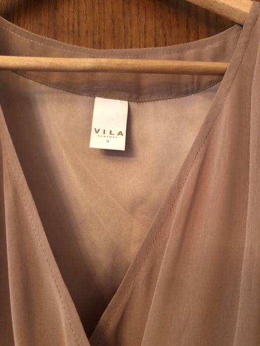 Rochie voal, auriu, Vila, S