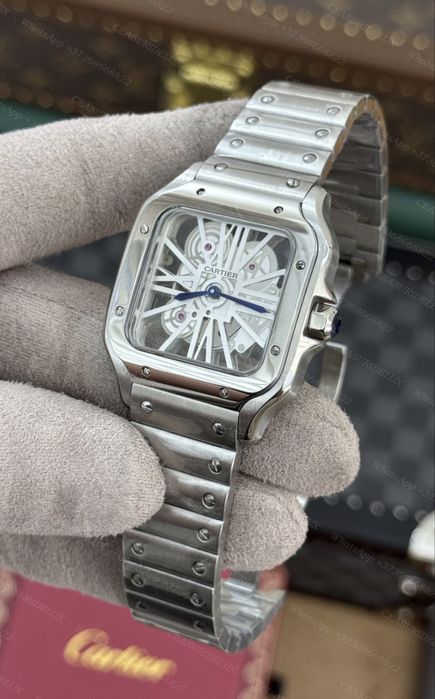 Ceas barbati Santos Skeleton