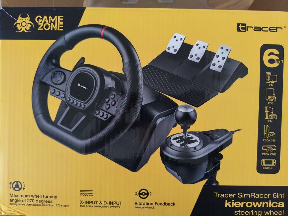 Volan de gaming Tracer