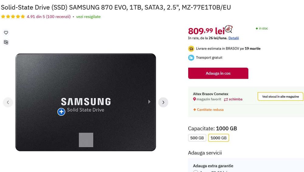 PlayStation 4 Pro Full box-11jocuri+3controllere +casti+ssd 870 EVO