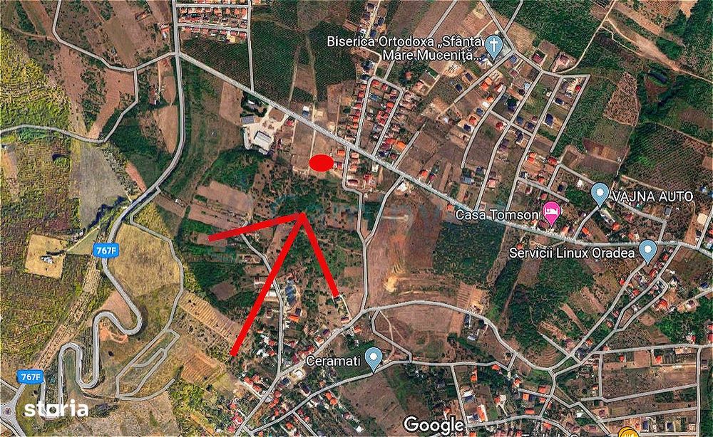 Teren pentru casa de vanzare in Paleu, Oradea, Bihor,Gaminvest,V3020