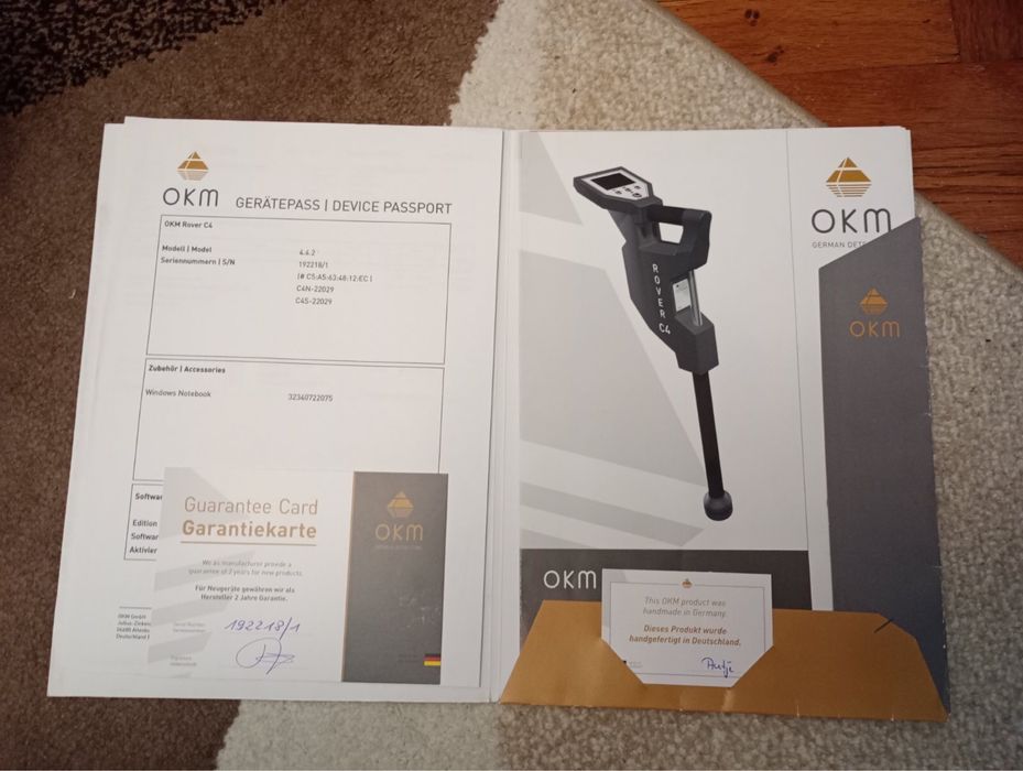 Наземен скенер и метал детектор OKM Rover C4