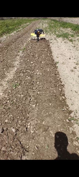 Спашка огородов на МОТО блоке