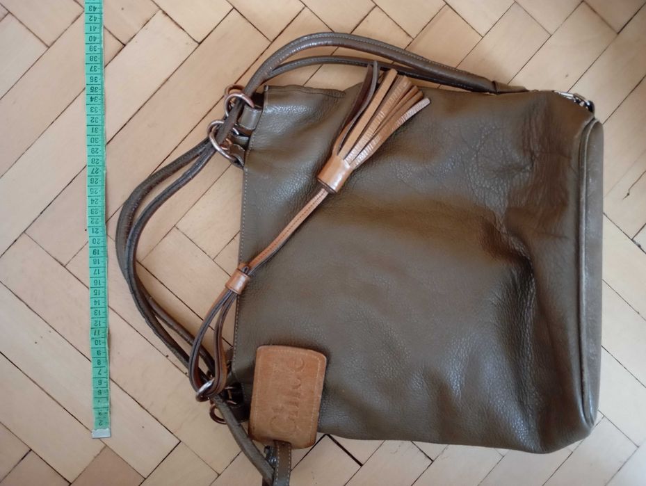 Кожена чанта Chloé