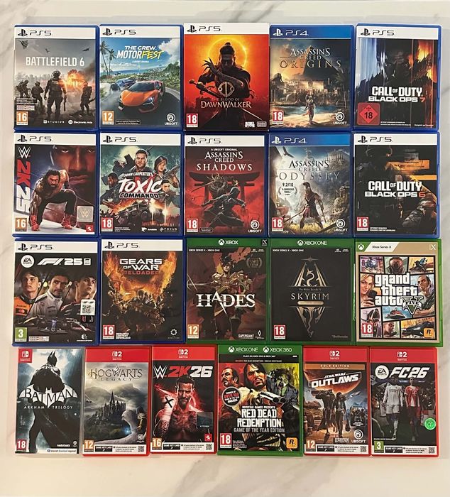 Playstation XBOX Nintendo switch игри