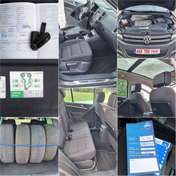 VW Tiguan CUP 4 Motion 2014 2.0 Tdi 177 CP Xenon Led Navi Park Assist Panoramic Climatronic Cârlig Senzori 360°